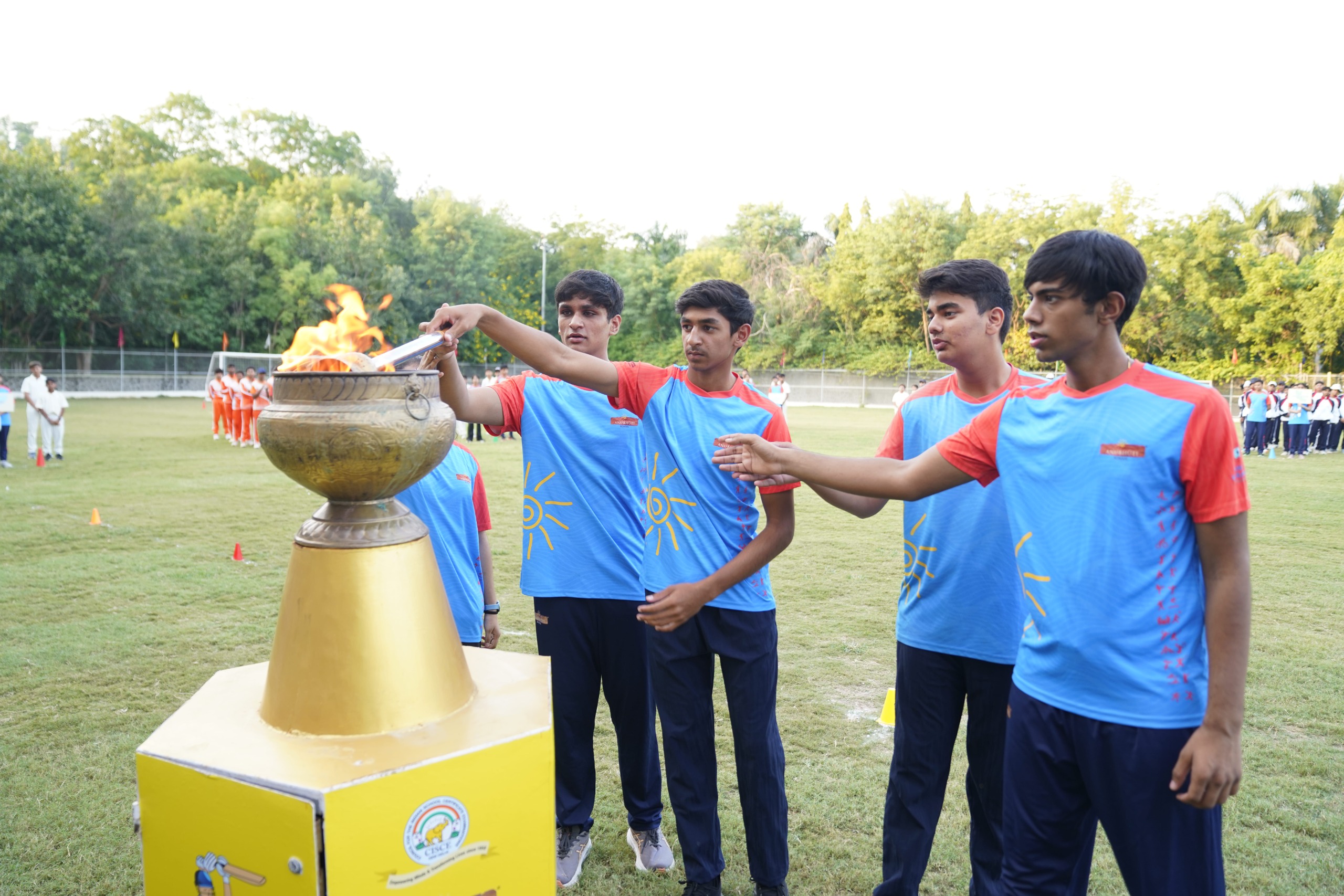 अनुभूती निवासी स्कूलमध्ये सीआयएससीई अंडर-१७ राष्ट्रीय क्रिकेट स्पर्धेचे उद्घाटन  देशभरातील १५ संघांचे २७० खेळाडूंचा सहभाग; २५ सामने रंगणार