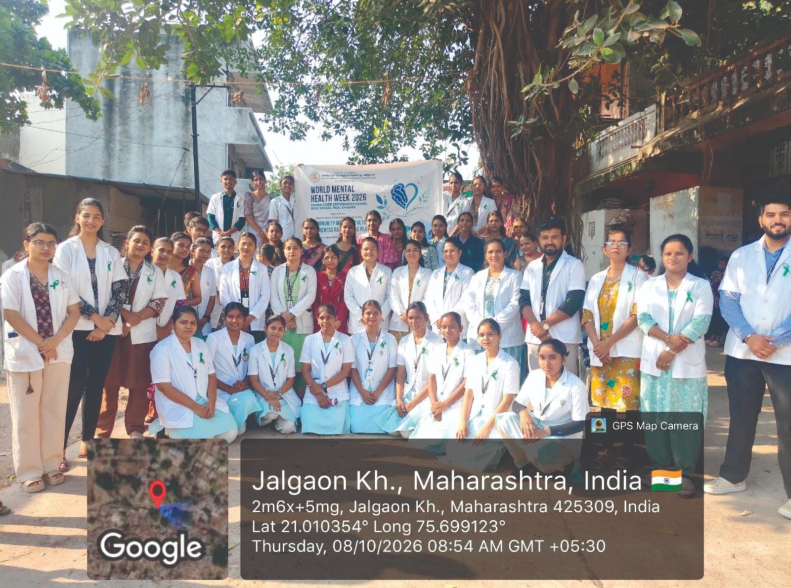 मानसिक आरोग्य जनजागृतीसाठी गोदावरी नर्सिंगच्या विद्यार्थ्यांची रॅली पथनाट्यातून तणाव व्यवस्थापन, गैरसमज व सामाजिक कलंक दूर करण्याचा संदेश